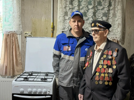 Специалисты «Газпром газораспределение Ростов-на-Дону» газифицировали дом ветерана ВОВ